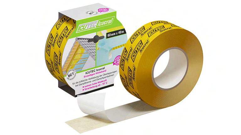 Zwei gelbe Klebebandrollen ICUTEC Icucral